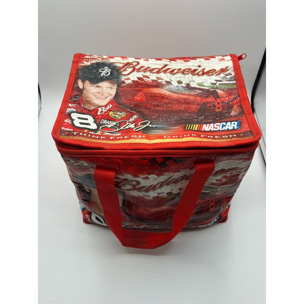 Dale‎ Earnhardt Jr 24 Can Budweiser Advertising ZIPPER Cooler 2005 M619